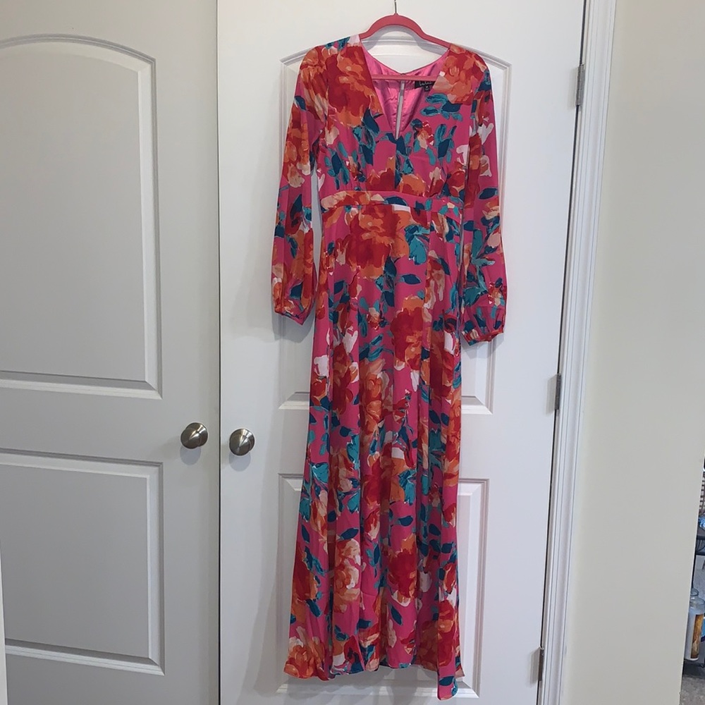 Carolita Magenta maxi dress